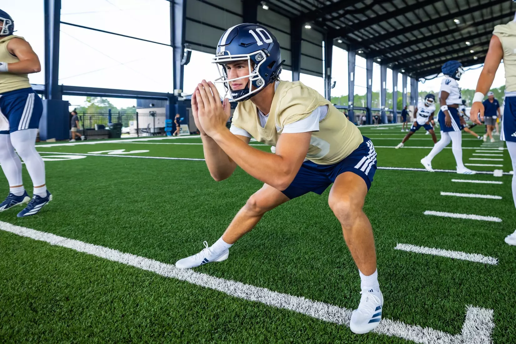 Georgia Southern Football opens Fall Camp 2025 at Anthony P. Tippins Family Training Facility on July 30, 2025 in Statesboro, Georgia. (Photograph by AJ Henderson / Georgia Southern Athletics)