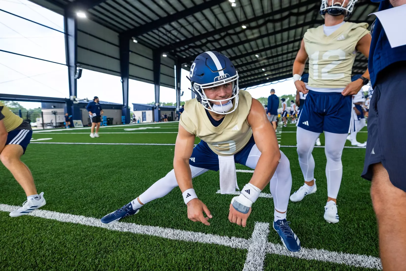 Georgia Southern Football opens Fall Camp 2025 at Anthony P. Tippins Family Training Facility on July 30, 2025 in Statesboro, Georgia. (Photograph by AJ Henderson / Georgia Southern Athletics)