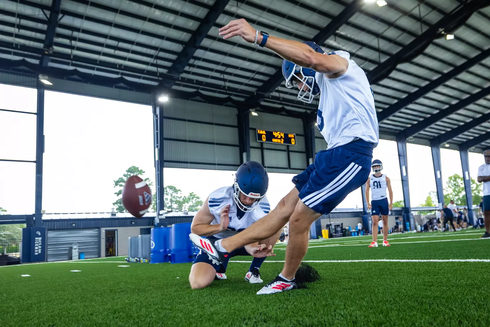 Georgia Southern Football opens Fall Camp 2025 at Anthony P. Tippins Family Training Facility on July 30, 2025 in Statesboro, Georgia. (Photograph by AJ Henderson / Georgia Southern Athletics)