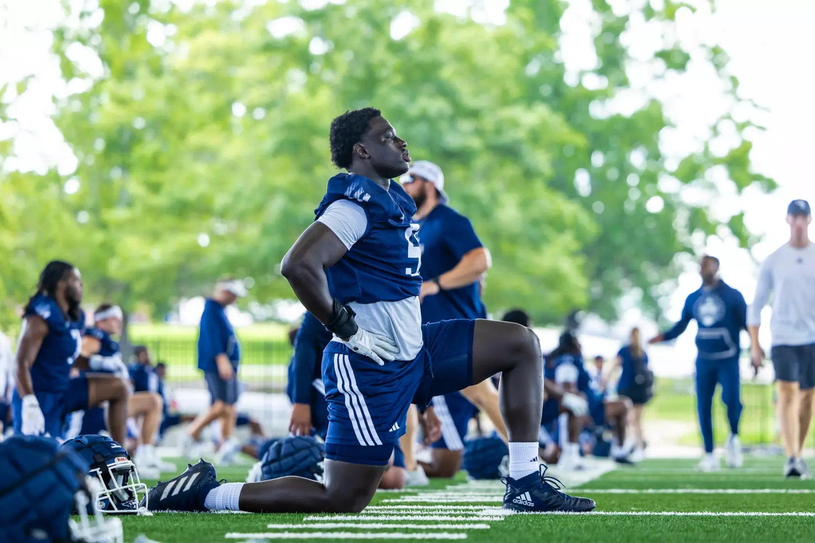 Georgia Southern Football opens Fall Camp 2025 at Anthony P. Tippins Family Training Facility on July 30, 2025 in Statesboro, Georgia. (Photograph by AJ Henderson / Georgia Southern Athletics)