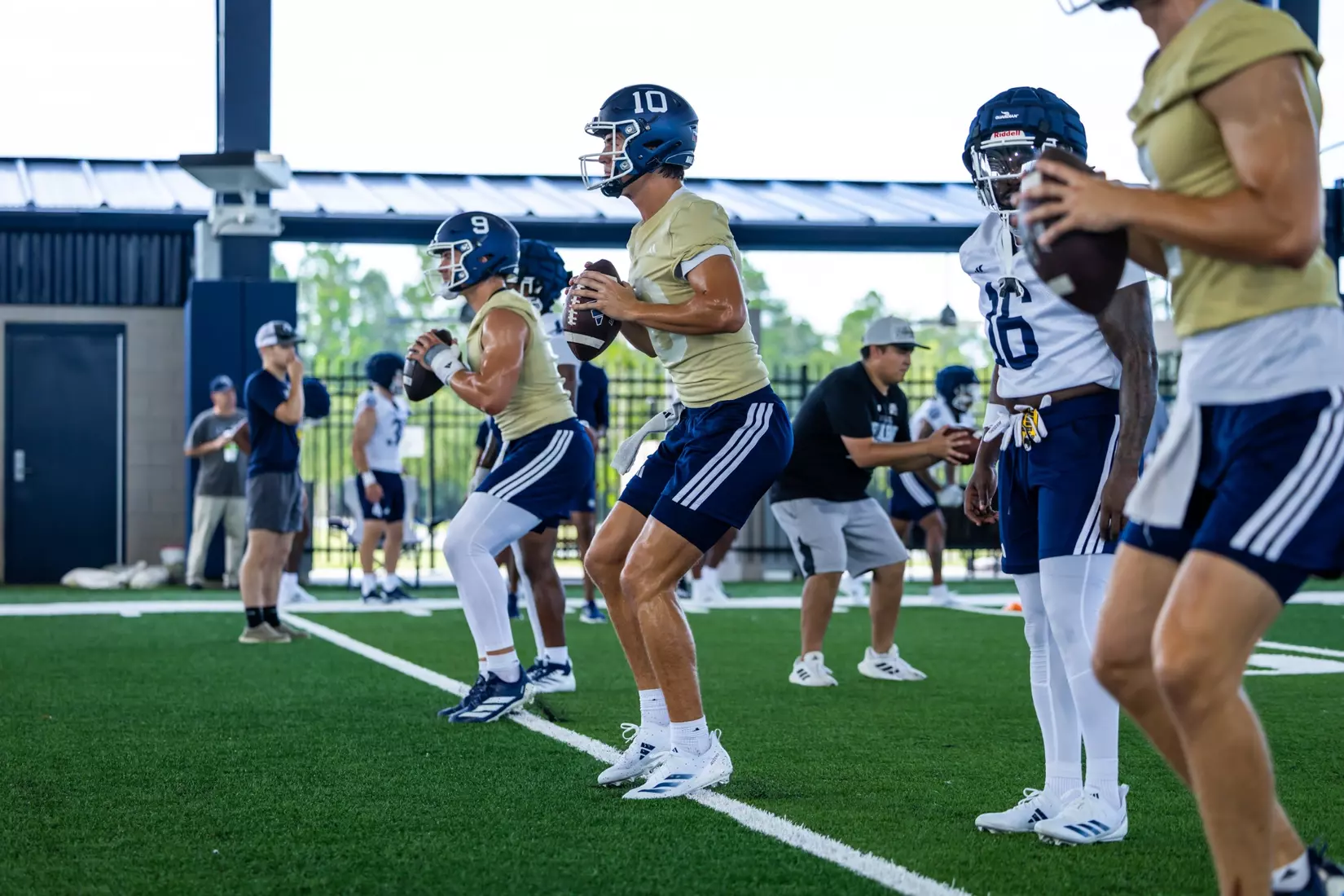 Georgia Southern Football opens Fall Camp 2025 at Anthony P. Tippins Family Training Facility on July 30, 2025 in Statesboro, Georgia. (Photograph by AJ Henderson / Georgia Southern Athletics)