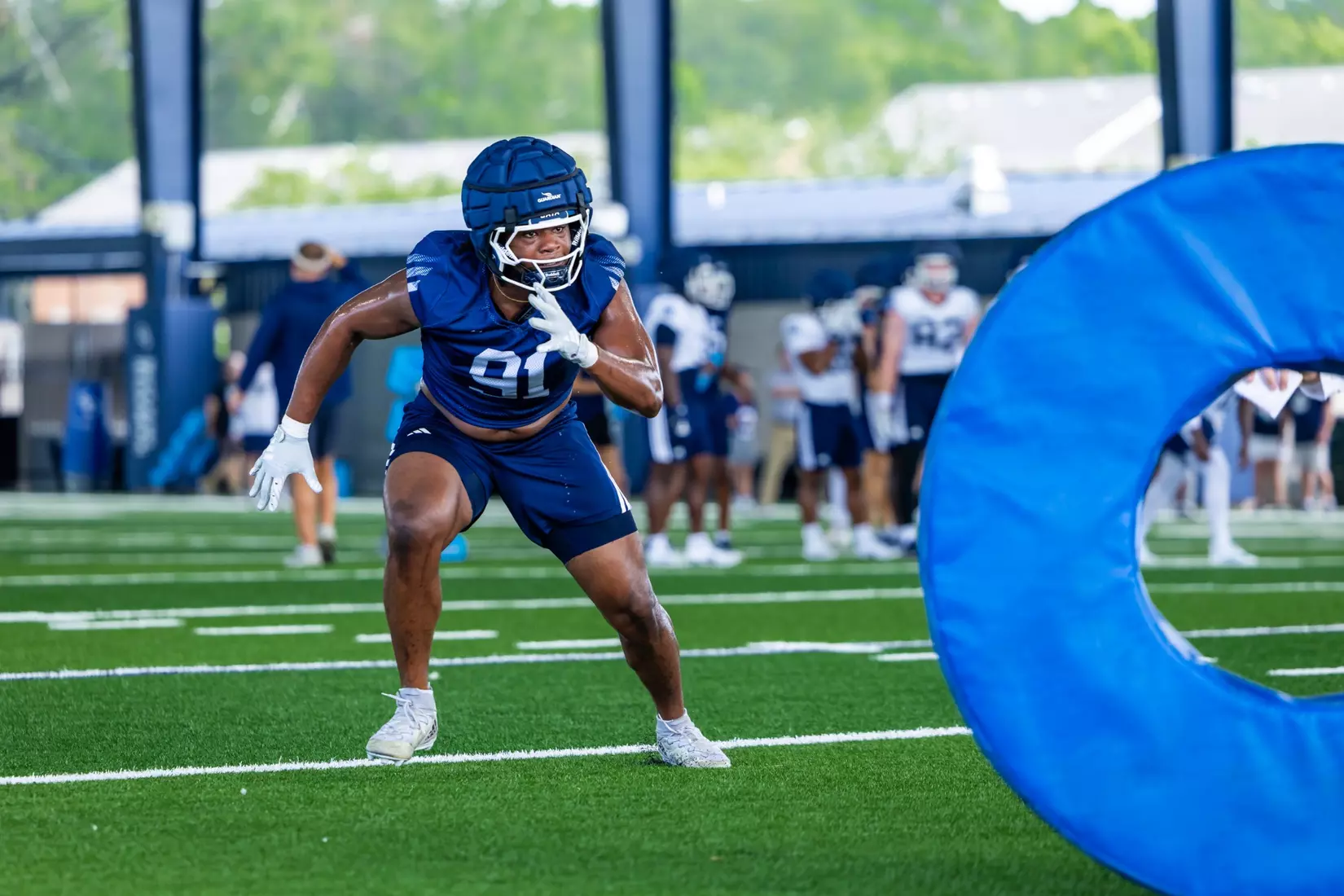 Georgia Southern Football opens Fall Camp 2025 at Anthony P. Tippins Family Training Facility on July 30, 2025 in Statesboro, Georgia. (Photograph by AJ Henderson / Georgia Southern Athletics)