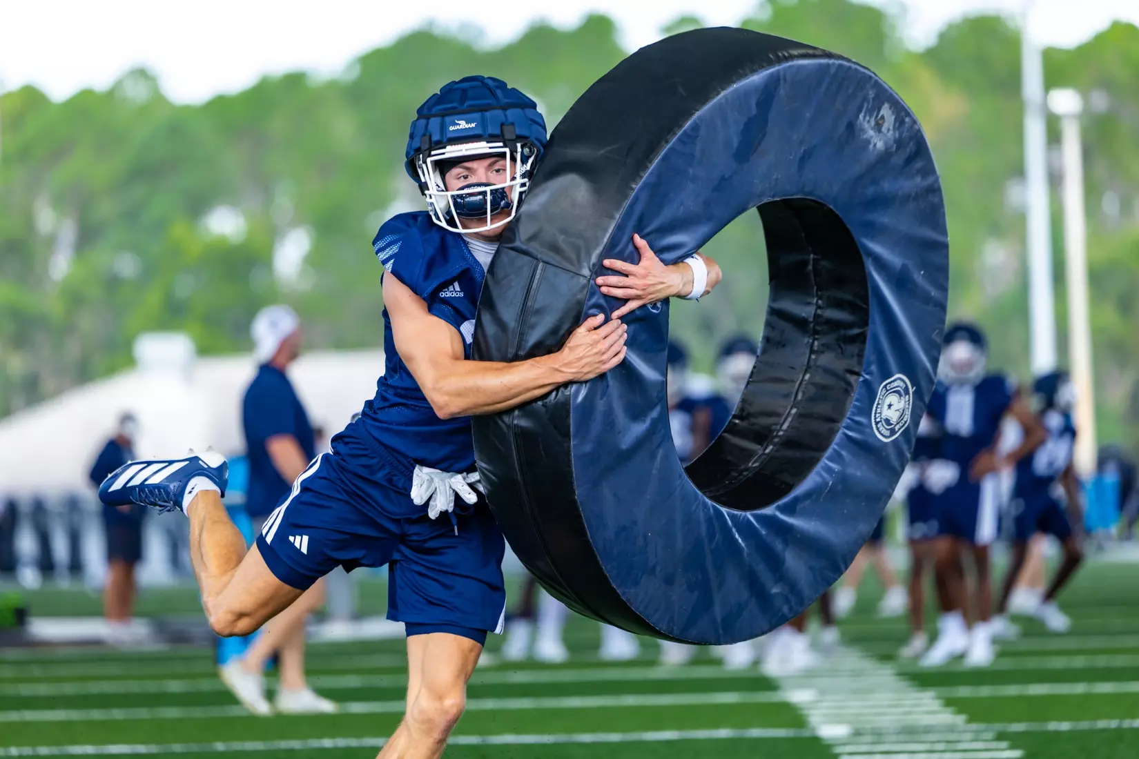 Georgia Southern Football opens Fall Camp 2025 at Anthony P. Tippins Family Training Facility on July 30, 2025 in Statesboro, Georgia. (Photograph by AJ Henderson / Georgia Southern Athletics)