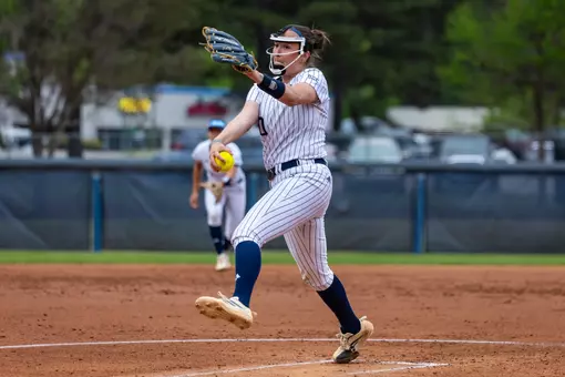 Alana Barnard pitching