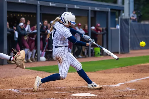 Valerie Combs hitting