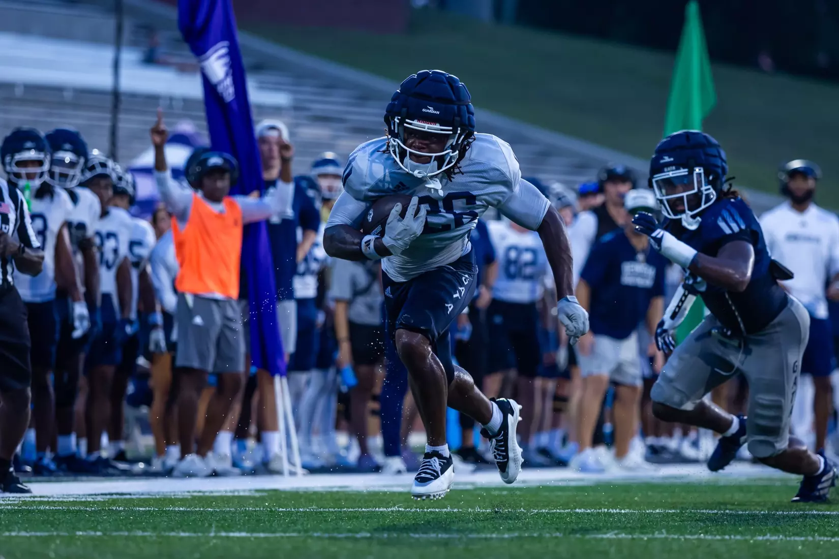 During Georgia Southern Football Fan Day at Allen E. Paulson Stadium on August 15, 2026 in Statesboro, Georgia. (Photograph by AJ Henderson / Georgia Southern Athletics)