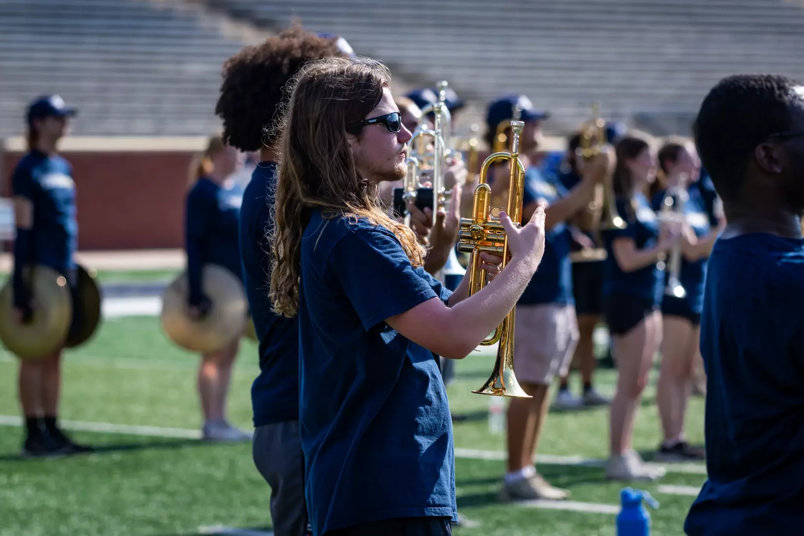 During Georgia Southern Football Fan Day at Allen E. Paulson Stadium on August 15, 2026 in Statesboro, Georgia. (Photograph by AJ Henderson / Georgia Southern Athletics)