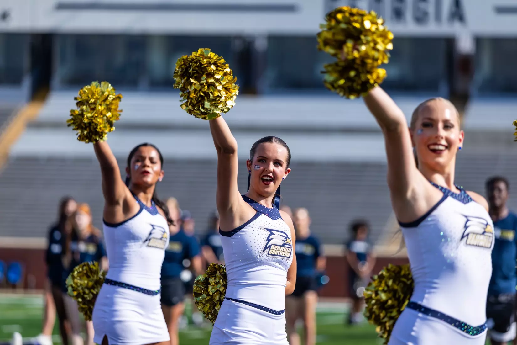 During Georgia Southern Football Fan Day at Allen E. Paulson Stadium on August 15, 2026 in Statesboro, Georgia. (Photograph by AJ Henderson / Georgia Southern Athletics)
