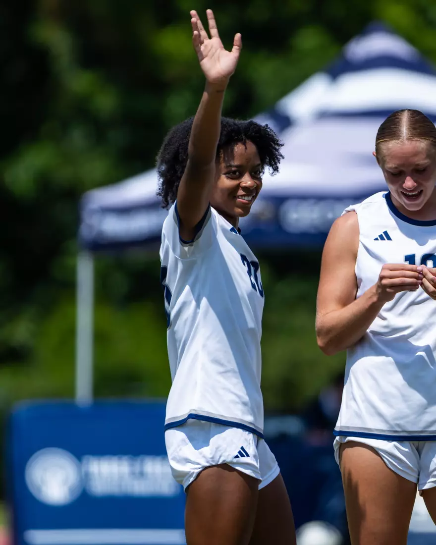 Georgia Southern midfielder Addison Comer (20) during the NCAA women’s soccer match between Georgia Southern and Florida Gulf Coast at Bo Pitts Field on August 16, 2026 in Statesboro, Georgia. (Photograph by AJ Henderson / Georgia Southern Athletics)