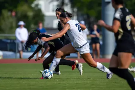 Georgia Southern forward Anna Braziunas (29) during the NCAA women’s soccer match between Georgia Southern and Wofford at Bo Pitts Field on August 5, 2026 in Statesboro, Georgia. (Photograph by AJ Henderson / Georgia Southern Athletics)