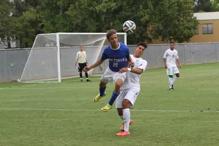 Sophomore midfielder Tucker Axhoj.