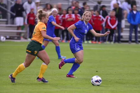 Junior midfielder Katie Case.