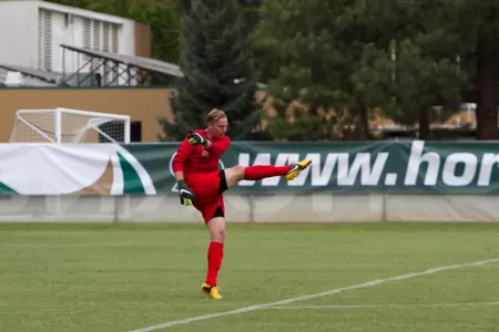 Sophomore goalkeeper Jake Schenk.