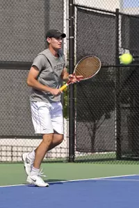 Senior Andy Jackson won at No. 1 singles and No. 2 doubles Sunday