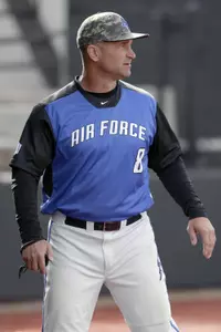 Air Force baseball head coach Mike Kazlausky.