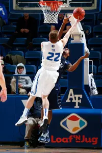 Max Yon elevates for a layup.