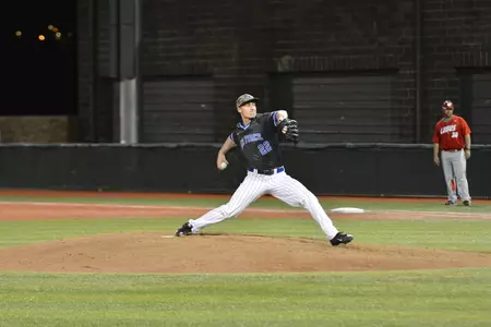 Sophomore RHP Griffin Jax.