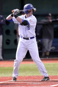Senior 1B Tyler Saleck.