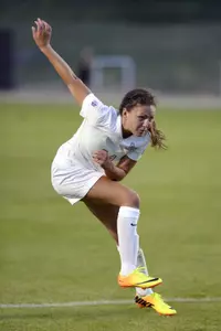 Sophomore midfielder Angela Karamanos.