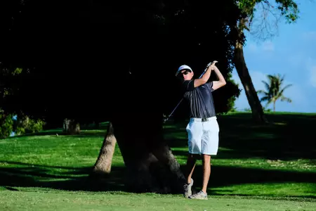 Bryant Falconello of Air Force during the second round of the Kaanapali Classic hosted by University of Hawaii and Kaanapali Golf Resort. November 2nd, 2018 Photo by Aric Becker