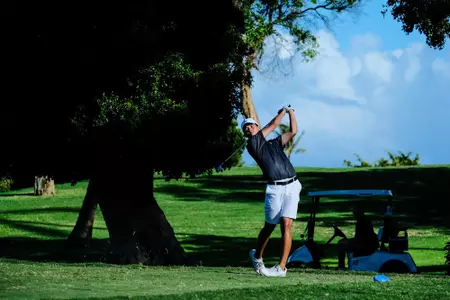Jonathan Farmer of Air Force during the second round of the Kaanapali Classic hosted by University of Hawaii and Kaanapali Golf Resort. November 2nd, 2018 Photo by Aric Becker