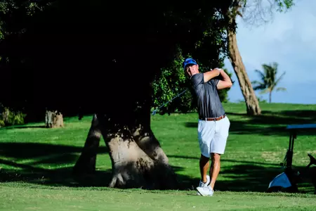 Joshua Wu of Air Force during the second round of the Kaanapali Classic hosted by University of Hawaii and Kaanapali Golf Resort. November 2nd, 2018 Photo by Aric Becker