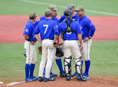 Baseball Mound Visit UNLV