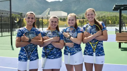 Air Force women's tennis freshmen 2019-20