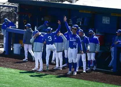 AF Baseball Dugout Cele UNLV 2021