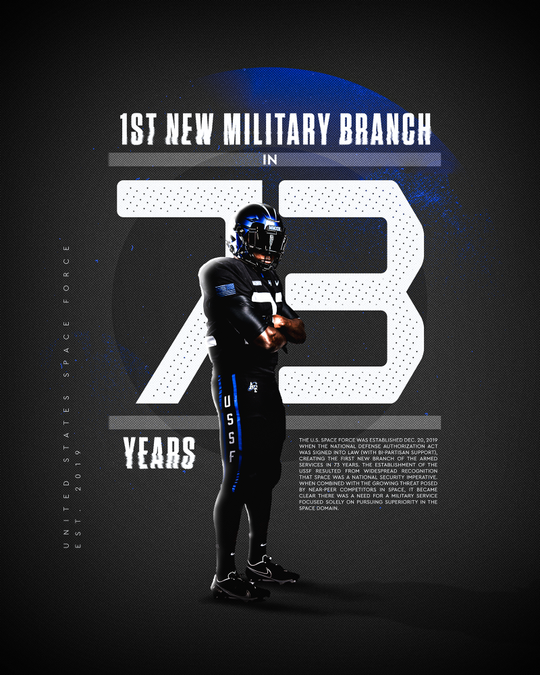 Air Force football team debuts new Space Force jerseys for game