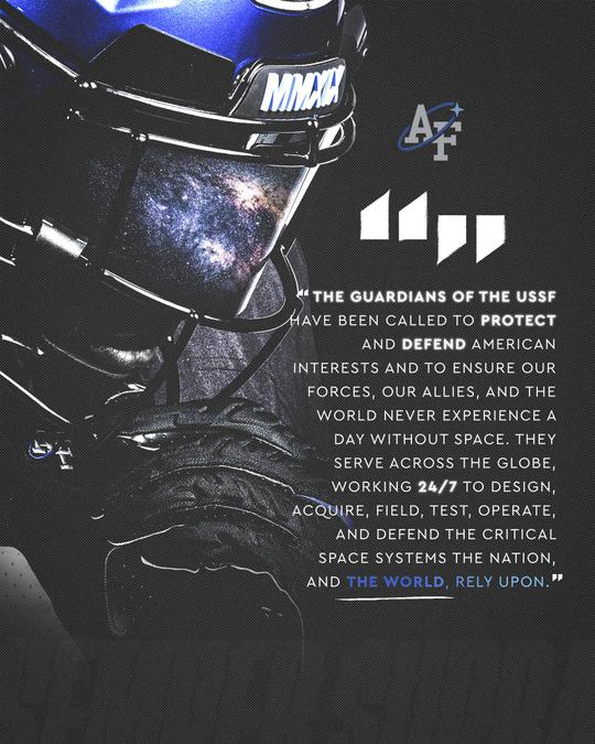 Air Force football to honor Space Force with new uniform design