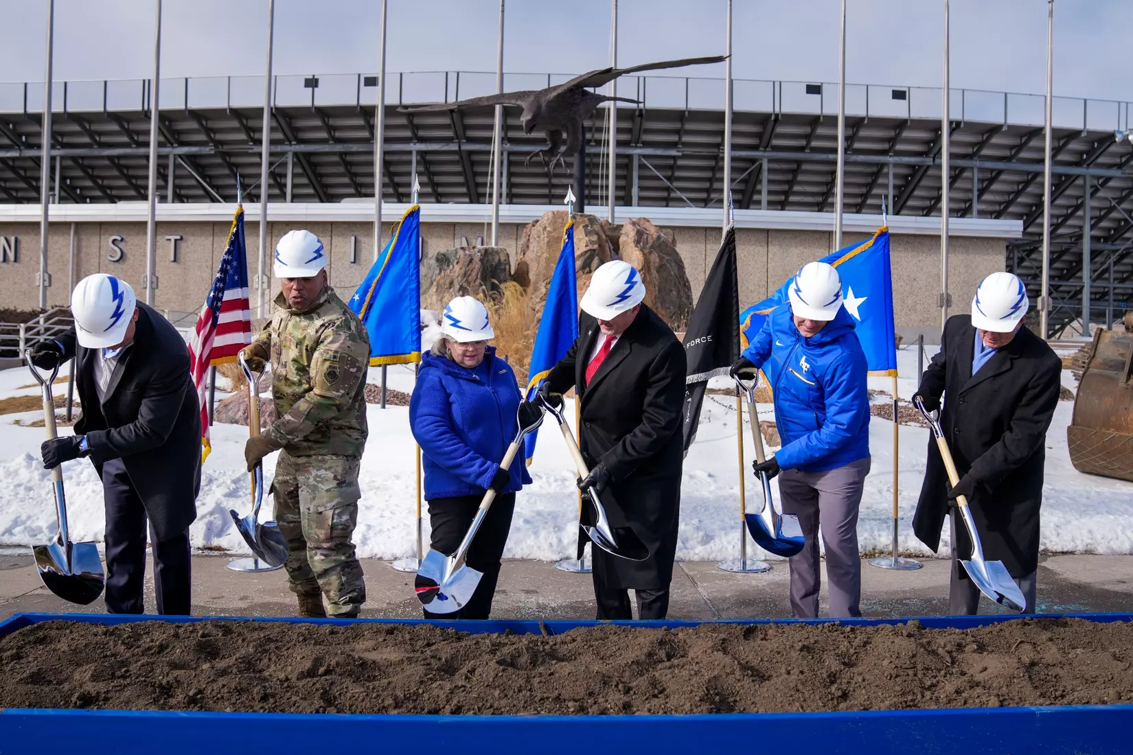 Falcon Stadium East Club Ground-Breaking