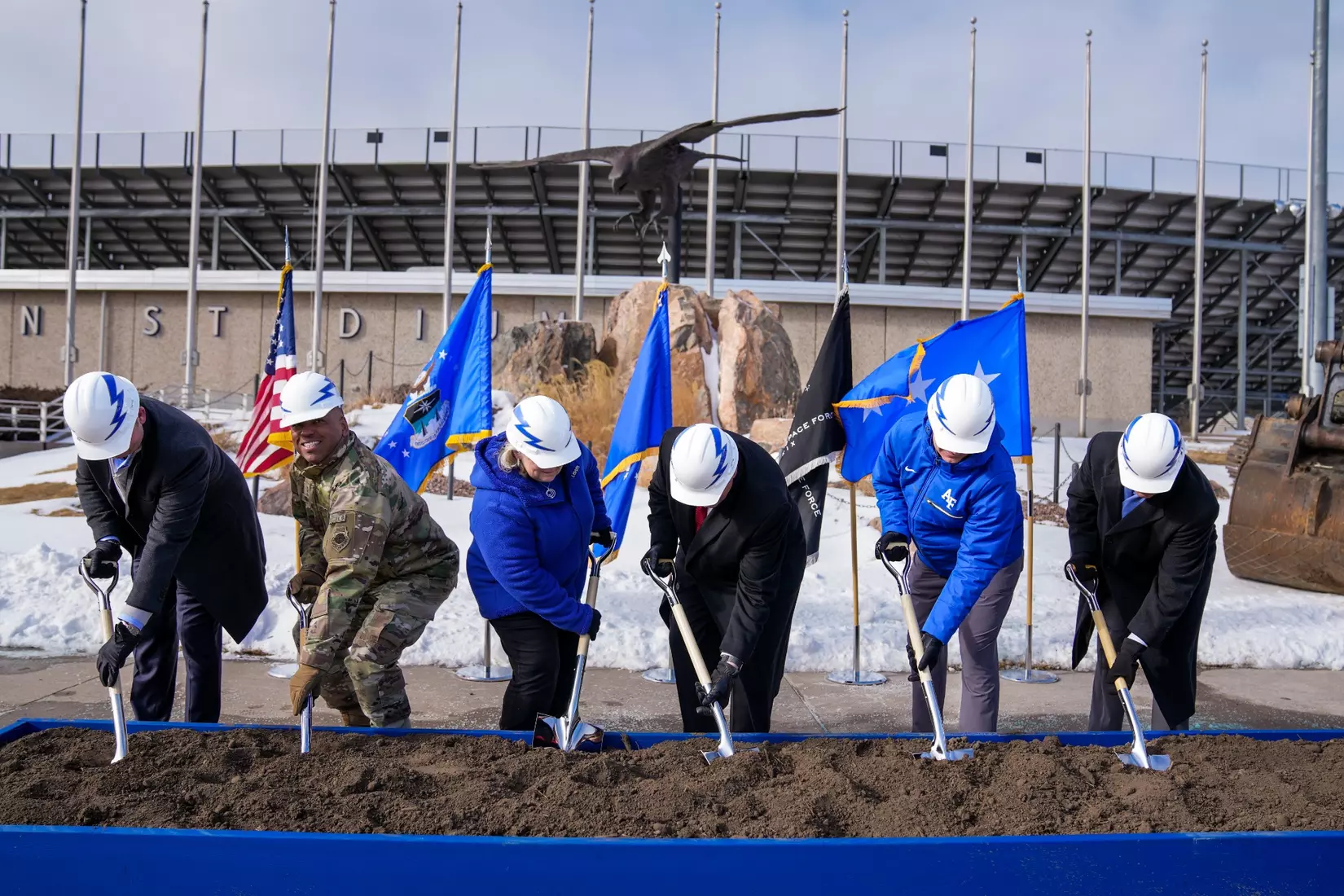 Falcon Stadium East Club Ground-Breaking