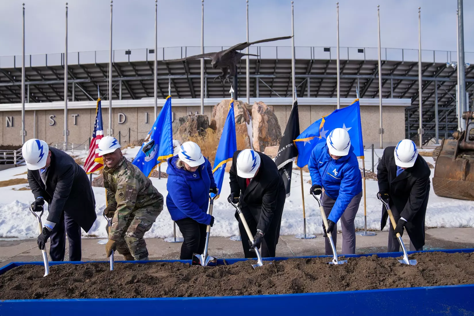 Falcon Stadium East Club Ground-Breaking