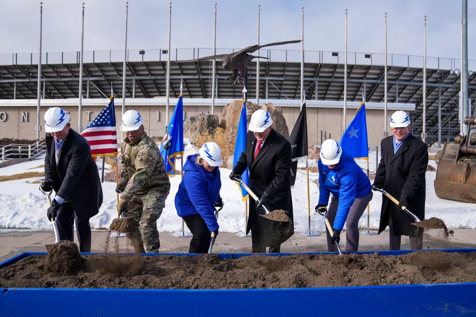 Falcon Stadium East Club Ground-Breaking
