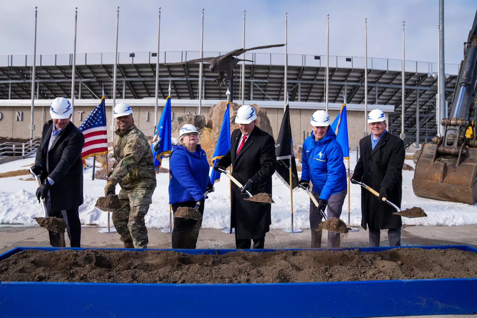 Falcon Stadium East Club Ground-Breaking