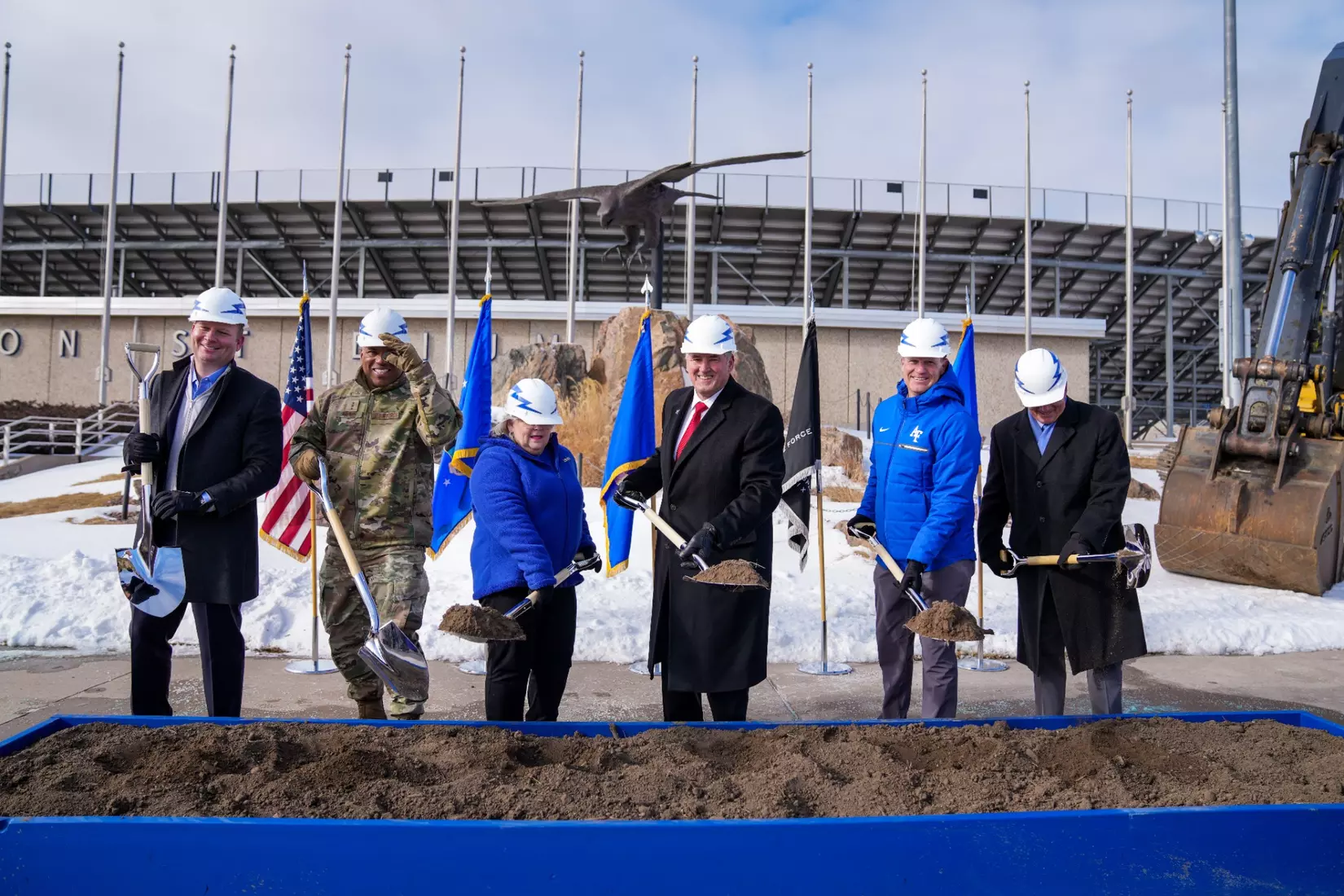 Falcon Stadium East Club Ground-Breaking
