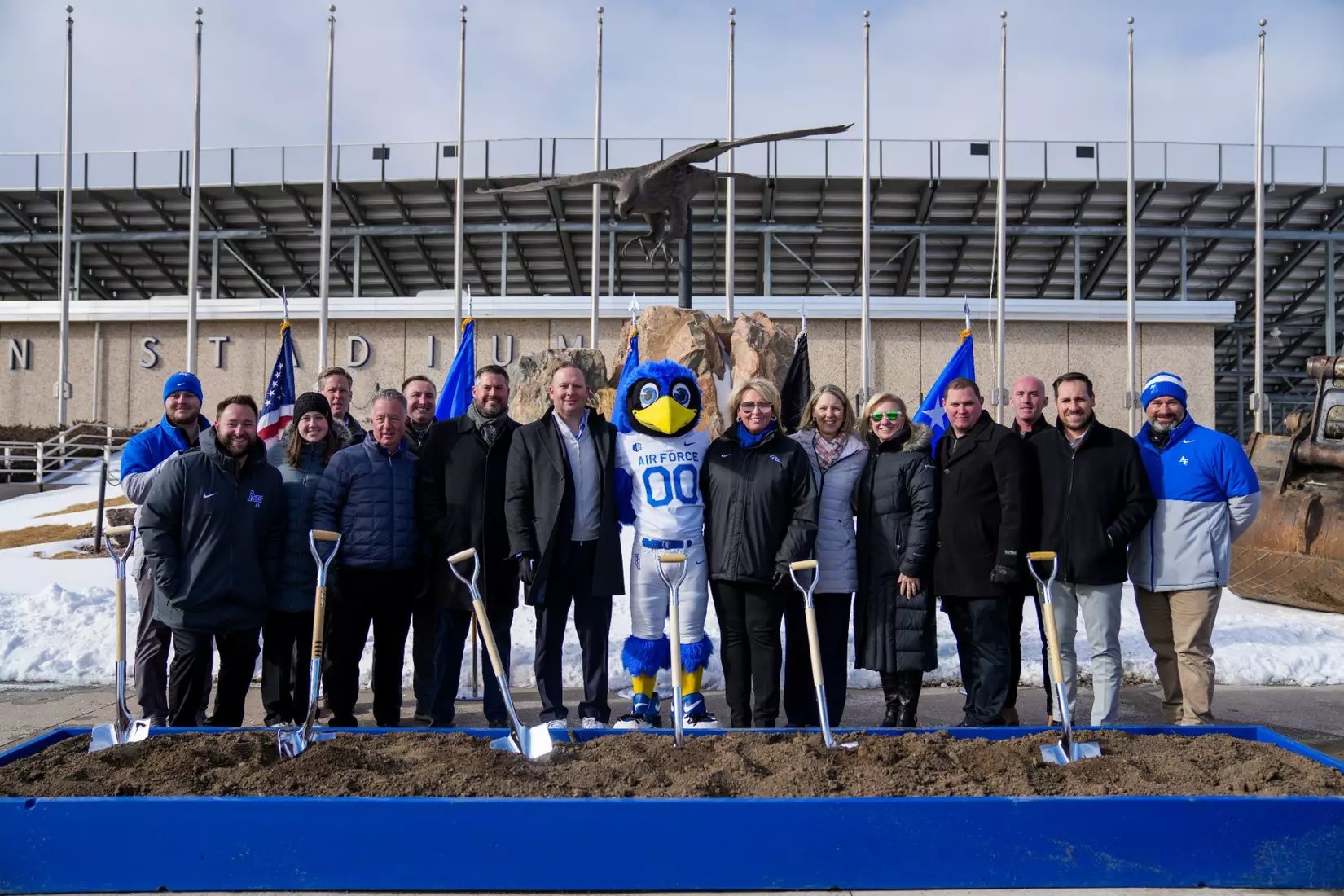 Falcon Stadium East Club Ground-Breaking