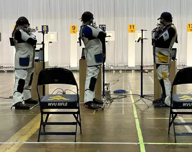 Hurley at West Virginia air rifle