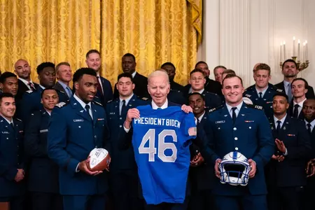 Air Force football white house visit