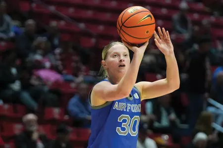 WBB Dasha Macmillan Action at San Diego State 2023-24