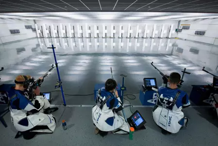 Rifle, team, range