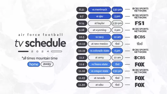 FB Schedule with TV