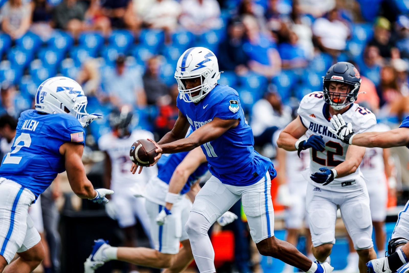 Air Force opens season with 4913 win over Bucknell Air Force Academy