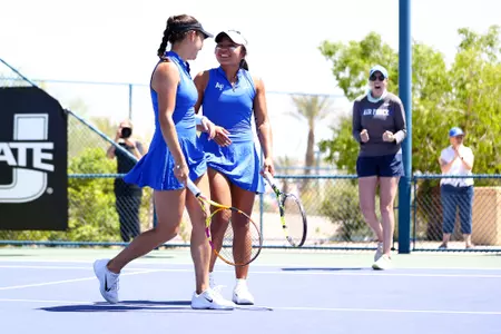 25 APR 2025: The 2025 Mountain West Women’s Tennis Championship is held at the Darling Tennis Center in Las Vegas, NV. (Tyler McFarland/NCAA Photos)