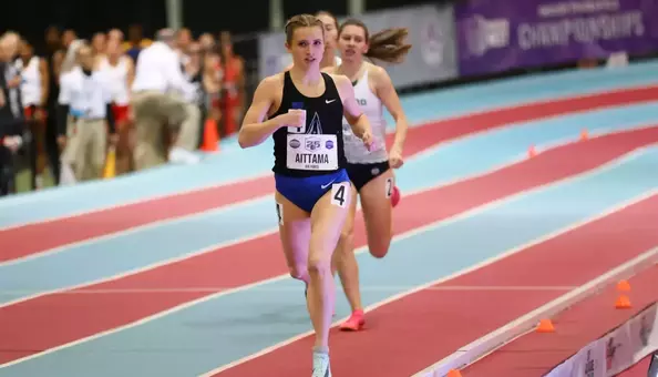 23 FEB 2024: The 2024 Mountain West Men’s and Women’s Indoor Track and Field Championship is held at the Albuquerque Convention Center in Albuquerque, New Mexico. (Alysa Rubin/NCAA Photos)