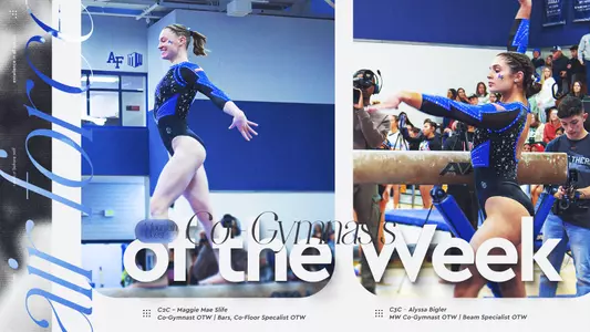 WGYM Maggie Slife Alyssa Bigler Gymnast of the Week Jan. 27 2026