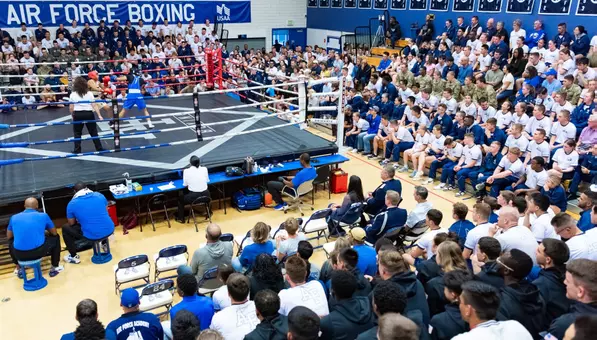 A packed house watched Air Force and Navy face off in 2024.