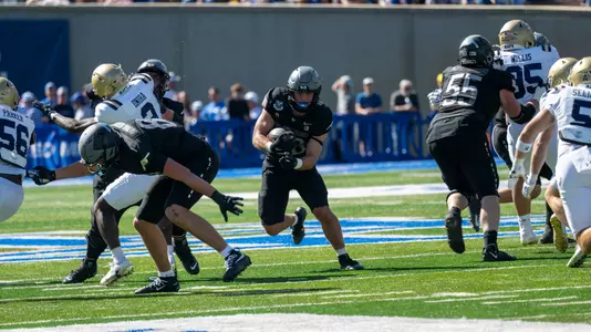 Gage LaDue runs ball vs. Navy