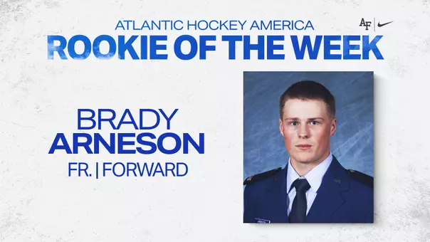 Brady Arneson named AHA Rookie of the Week